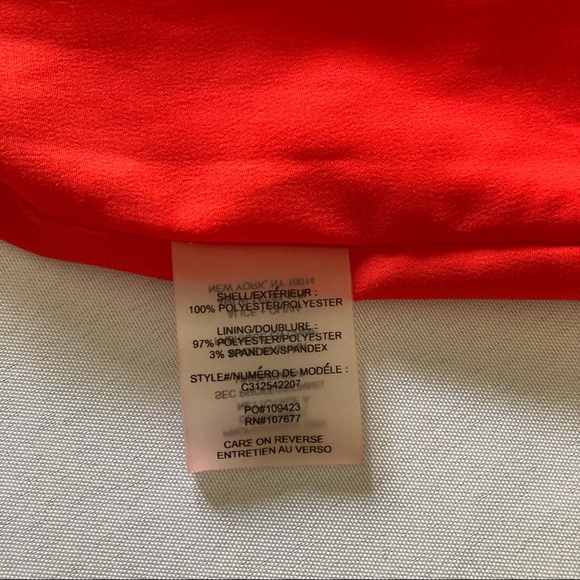 Alice + Olivia Shana Coral Pleated Scoop Neck Dress Size M - Picture 10 of 14